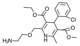 Amlodipine (Norvasc) Structure Image Amlodipine (Norvasc) Structure Image